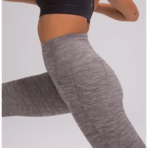 Lululemon Luxtreme high rise with pockets.